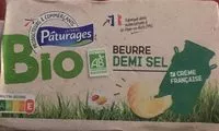 Mängden socker i Beurre demi-sel bio