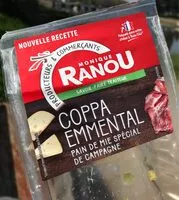 Mängden socker i Sandwichcoppa emmental - pain de campagne