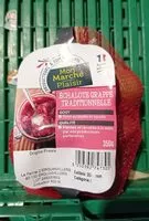 Mängden socker i Échalotte grappe traditionnelle