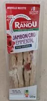 Mängden socker i Pain suédois jambon cru emmental