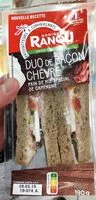 Mängden socker i Duo de bacon chèvre