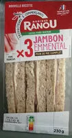 Mängden socker i Sandwichs au jambon