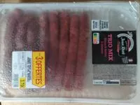 Mängden socker i Trio nature herbes et merguez