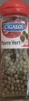 Mängden socker i Poivre vert