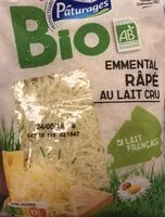 Socker och näringsämnen i Paturages bio intermarche