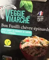 Mängden socker i Box fusilli chevre epinards