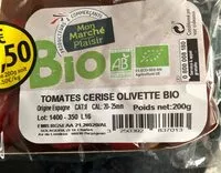 Mängden socker i Tomates cerises olivette