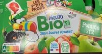 Mängden socker i Paquito compote bio pommes sans sucres ajoutes