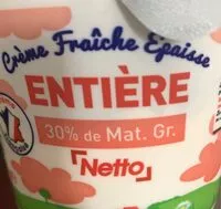 Mängden socker i Creme fraiche epaisse
