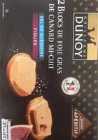 Mängden socker i Blocs de foie gras de canard mi-cuit sel de guerande/figues