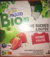 Mängden socker i Paquito Bio pomme fraise