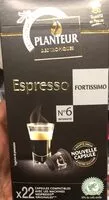 Mängden socker i Expresso fortissimo