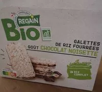 Mängden socker i Galettes de riz fourrées goût chocolat noisette