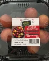 Mängden socker i Prunes gustatives
