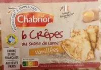 Mängden socker i Crêpes au sucre de canne vanillées