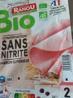 Mängden socker i Jambon Bio Sans Nitrite