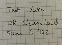 Mängden socker i Test BR clean label sans e452