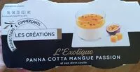 Mängden socker i Panna cotta mangue passion