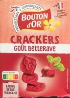 Mängden socker i Crakers goûts betterave