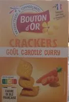 Mängden socker i Crackers goût carotte curry