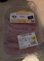 Mängden socker i Escalope de dinde