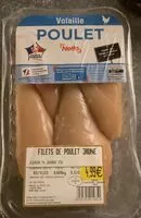 Mängden socker i Filets de poulet jaune