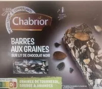 Mängden socker i Barres aux graines sur lit chocolat noir