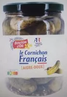 Mängden socker i Le cornichon français aigre doux