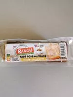 Mängden socker i Pâte en croûte poulet