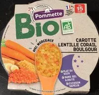 Mängden socker i Carotte lentille corail boulghour