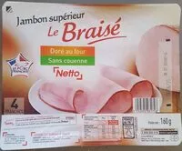 Mängden socker i Jambon supérieur Le braisé