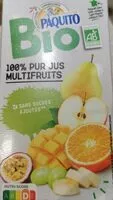 Mängden socker i 100% pur jus multifruits
