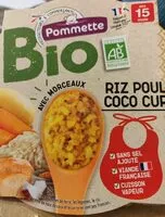 Mängden socker i Riz poulet coco curry