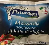 Mängden socker i Mozzarella gourmande Di Latte Di Bufala