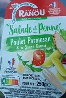 Mängden socker i Salade et penné poulet parmesan et sa sauce caesar