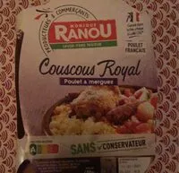Mängden socker i Coucous royal poulet et mergez