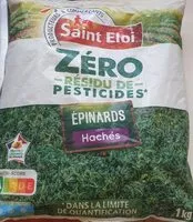 Mängden socker i Épinards haché 0 résidus de pesticides