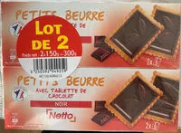 Mängden socker i Petits beurre avec tablette de chocolat Noir (lot de 2)