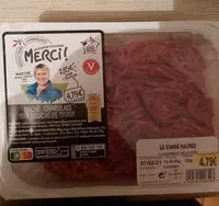 Mängden socker i Viande hachée