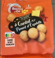 Mängden socker i Petits sablés au beurre Cantal AOP et Piment d’Espelette