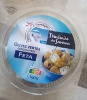 Mängden socker i Olives vertes dénoyautées feta