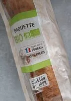 Mängden socker i Baguette bio blé français