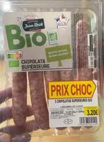 Mängden socker i Chipolata supérieure