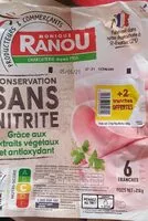 Mängden socker i Jambon cuit