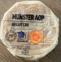 Mängden socker i Munster AOP au lait cru