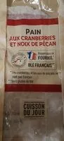 Mängden socker i Pain sportif aux cranberries et noix de pécan
