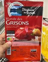 Mängden socker i Viande des grisons