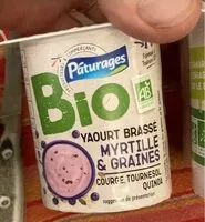 Mängden socker i Yaourt brassé myrtille & graines