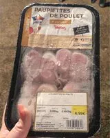 Mängden socker i Paupiettes de poulet