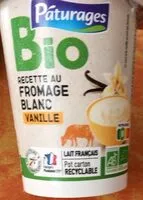 Mängden socker i Recette au fromage blanc bio vanille